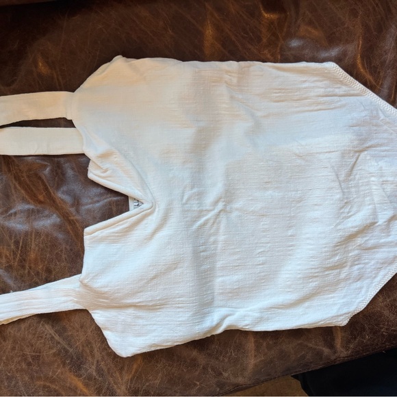 Free People Pippa V-Wire Bodysuit in White - Picture 6 of 9